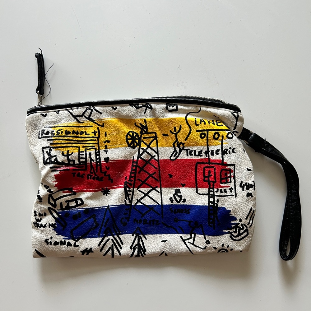 Colorful Graphic Pouch - Picture 2 of 2